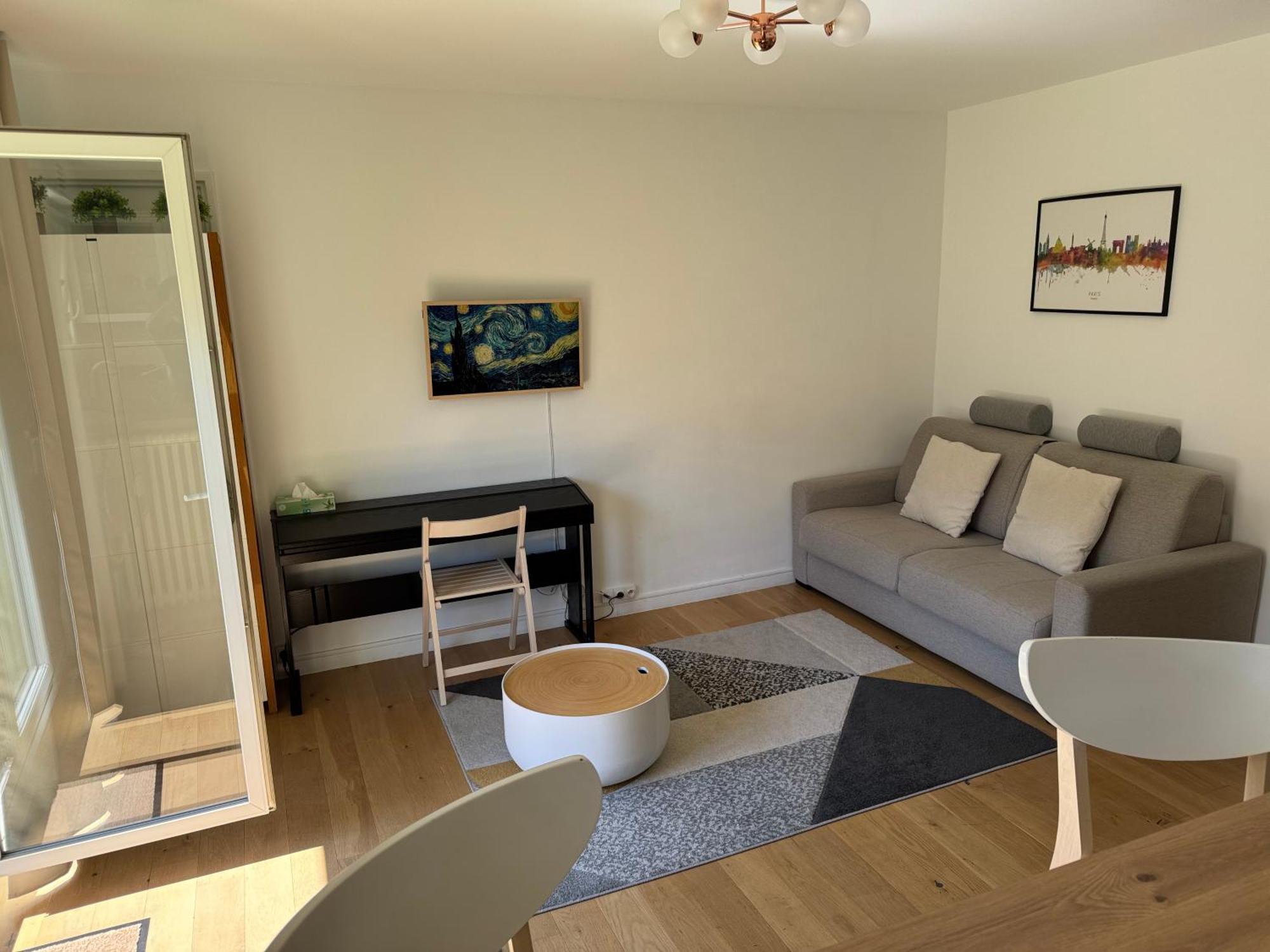 Superbe Appartement Avec Belle Vue Jardin Paris Bagian luar foto